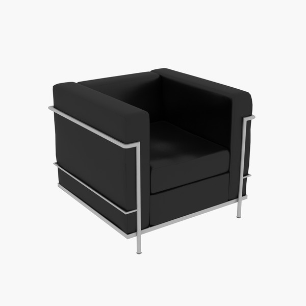3ds max le corbusier lc2 2 - Chair 00... by Lajhar 